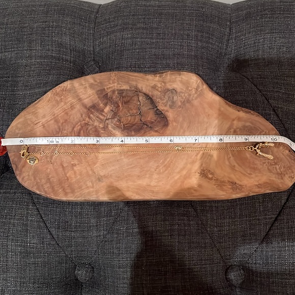 Juicy Couture Gold Rhinestones Wishbone Necklace - Picture 4 of 4